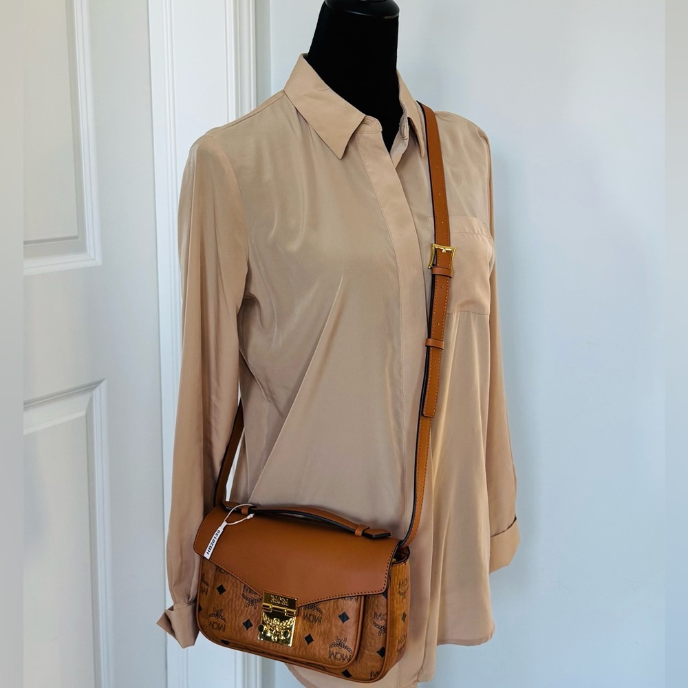 Authentic MCM Tracy Crossbody Bag